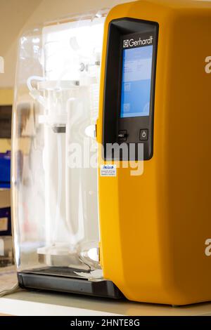 Wine laboratory at winery Stock Photo - Alamy