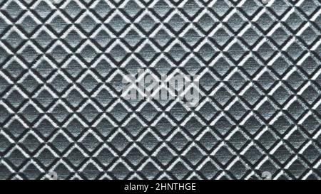 Squared grid abstract background. gray plastic texture. pattern with square shaped cells Stock Photo