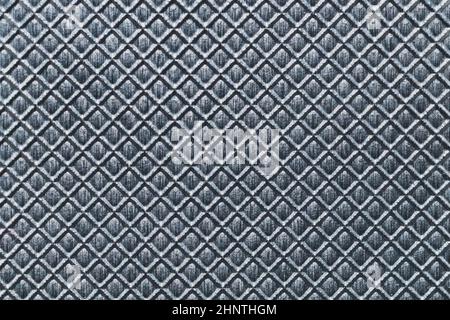 Squared grid abstract background. gray plastic texture. pattern with square shaped cells Stock Photo