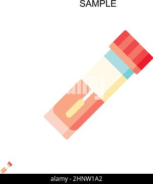 Sample Simple vector icon. Illustration symbol design template for web mobile UI element. Stock Vector
