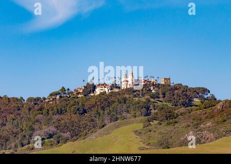 Hurst Castle in California near San Simeon Stock Photo