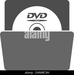 DVD logo icon design template vector Stock Vector
