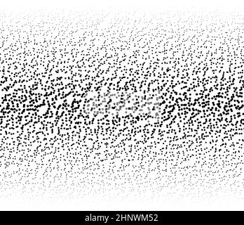 Random circles, dots halftone pattern. Pointillist, pointillism background. Stipple and stipping dotted texture Stock Vector