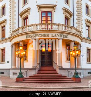 Parliament (Landtag) of Hesse in Wiesbaden, Germany Stock Photo