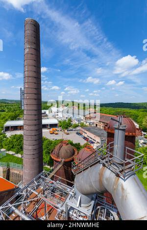 old iron works monuments from the late 20th century Stock Photo