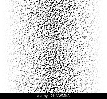 Random circles, dots halftone pattern. Pointillist, pointillism background. Stipple and stipping dotted texture Stock Vector