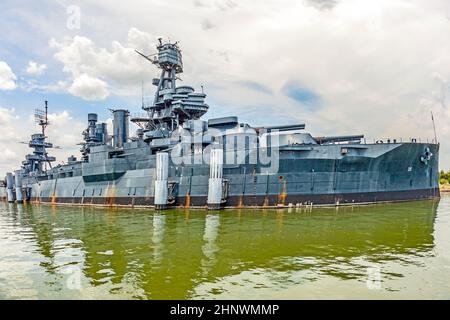 The Famous Dreadnought Battleship in Texas Stock Photo