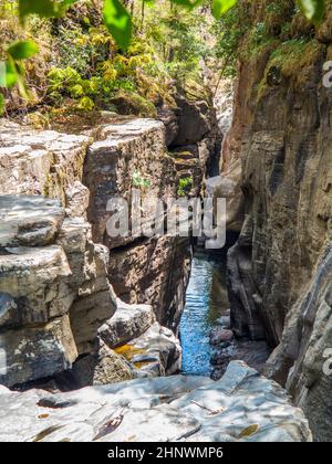 Vale da Lua at Chapada dos Veadeiros, The Moon Valley Stock Photo