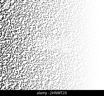 Random circles, dots halftone pattern. Pointillist, pointillism background. Stipple and stipping dotted texture Stock Vector
