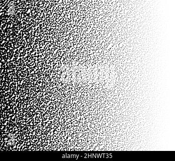 Random circles, dots halftone pattern. Pointillist, pointillism background. Stipple and stipping dotted texture Stock Vector