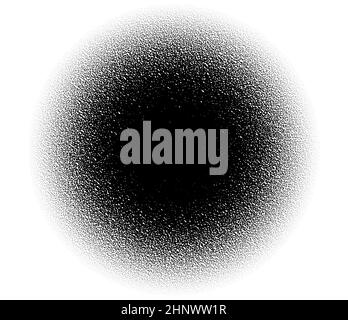 Random circles, dots halftone pattern. Pointillist, pointillism background. Stipple and stipping dotted texture Stock Vector
