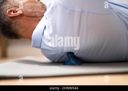Back Trigger Point Tool For Myofascial Pressure Release And Massage Stock Photo