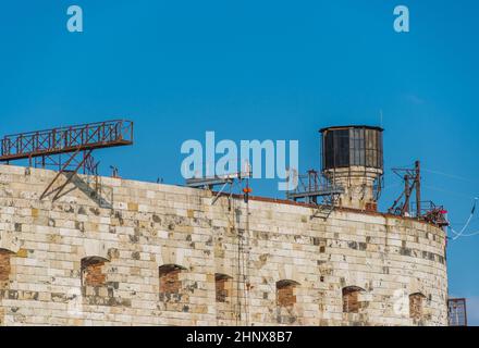 Le Fort Boyard dans l'embouchure de la Charente en France Stock Photo