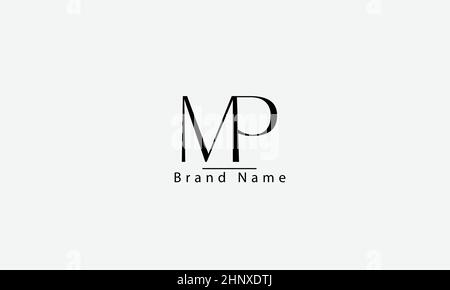 Initial Letter PM Logo, Simple Alphabet Logo Stock Vector - Illustration of  abstract, initials: 241805476