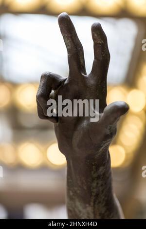 PARIS -SEPTEMBER 7, 2014: the museum D'Orsay in Paris, France. Musee d'Orsay has the largest collection of impressionist and post-impressionist painti Stock Photo