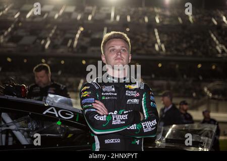 Daytona, USA. 17th Feb, 2022. Feburary 17, 2022: NASCAR Cup Series driver Justin Haley (31) waits for the Bluegreen Vacations Duel #1 at Daytona International Speedway Daytona, FL. Jonathan Huff/CSM. Credit: Cal Sport Media/Alamy Live News Stock Photo