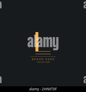 Modern and creative L logo design, Minimal Luxury initial based vector icon illustrations. Stock Vector