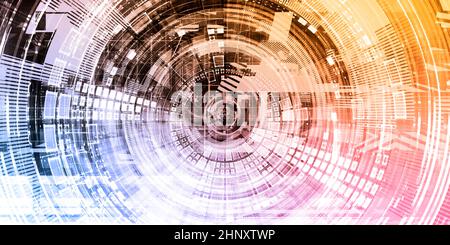 Software Engineering With A Technical Concept Art Stock Photo