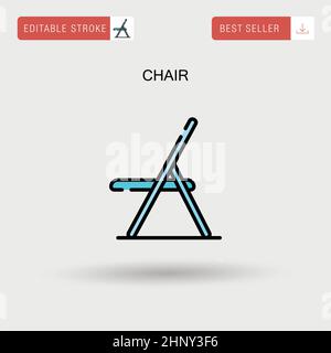 Desk chair icon, cartoon style Stock Vector Image & Art - Alamy