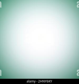 Light and green white gradient. Greenish background with white middle Stock Photo