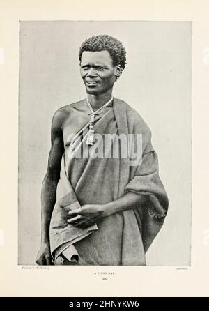 Costumes of the Xhosa people of South Africa. Musicians in fur ...