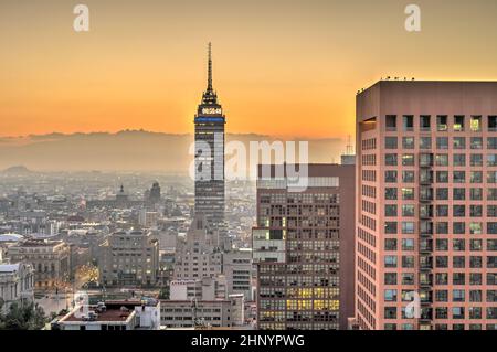 Mexico City, panoramic view Stock Photo