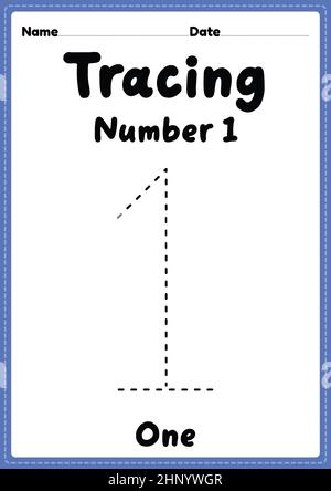 Number One Handwriting