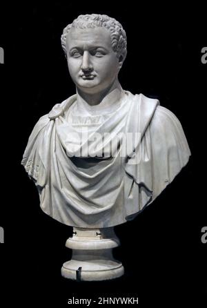 Titus (39-81 Ad). Roman Emperor. Flavian Dynasty. Bust. Marble. 70-80 