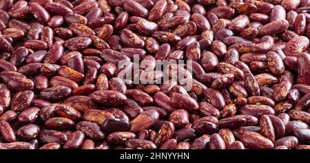 Dried red pinto beans background Stock Photo