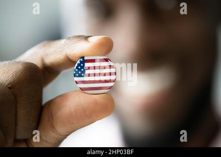 Presidential Election Campaign And Government Vote In America Stock Photo