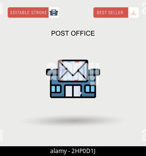 building office postal service icon Stock Vector Image & Art - Alamy