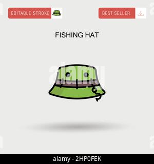 fishing hat icon Stock Vector Image & Art - Alamy