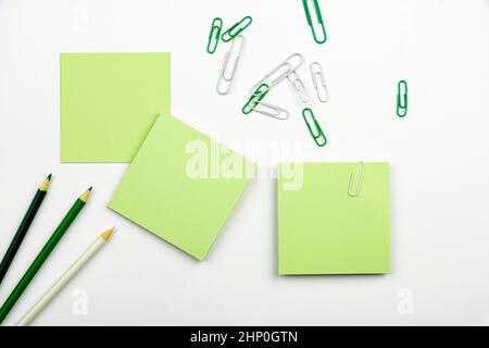 Multiple Assorted Collection Office Stationery Photo Placed Over Table Stock Photo