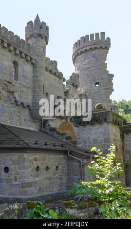 The Loewenburg at the Bergpark Wilhelmshoehe in Kassel, Germany Stock Photo