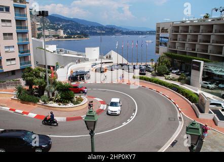 The Fairmont Hairpin or Loews Curve, Monte Carlo, Monaco Stock Photo ...