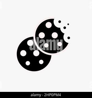 Abstract vector icon on the white, Illustration isolated for graphic and web design. Simple flat symbol. Stock Vector