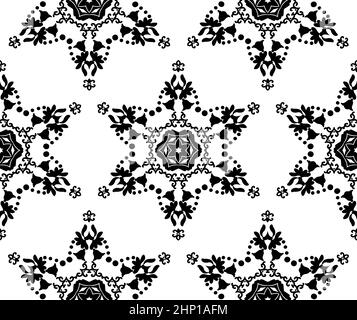 Silver Snowflakes Seamless Vector Pattern Texture Stock Vector (Royalty  Free) 1193086369