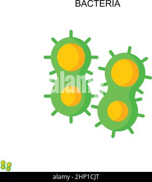 Pathogen bacteria icon. Simple illustration of pathogen bacteria vector ...