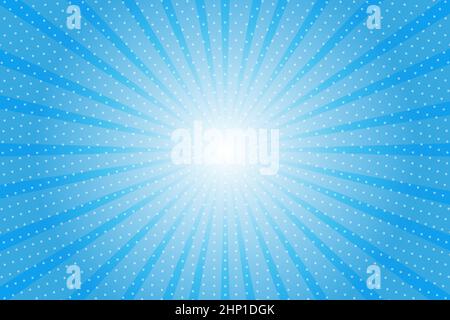 Abstract background with sun ray and sunlight. Summer vector illustration for design Stock Vector