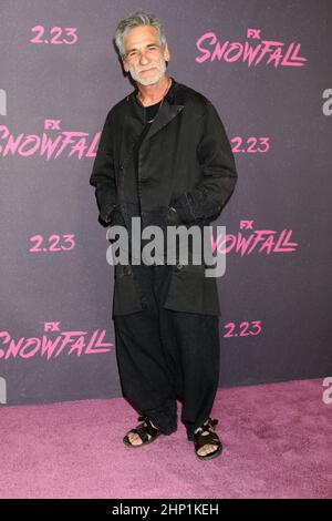 LOS ANGELES - FEB 17:  Alon Abutbul at the Snowfall Season 5 Premiere at Grandmaster Recorders on February 17, 2022  in Los Angeles, CA Stock Photo