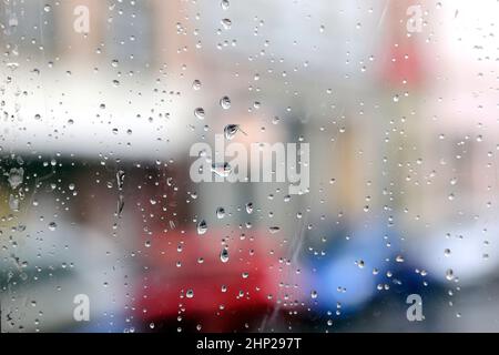 abstract, background, scenery, rain, rainy day, windows, drops, nature, beauty, water, silence, city, Rain drops on the window, abstract background, Stock Photo