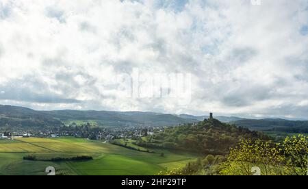 View from Gleiberg Castle Stock Photo