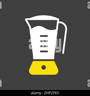 Electric blender vector icon. Kitchen appliance Stock Vector