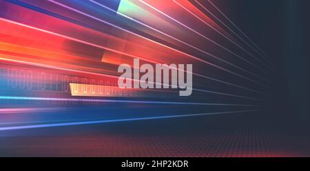 Graphical digital abstract binary codes red theme background Stock ...