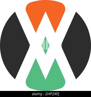 Av Letter  Business Vector icon illustration design template Stock Vector