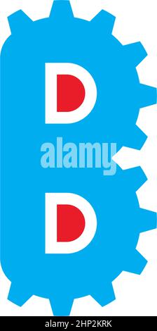 B Letter Icon Design Vector Stock Vector