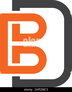 infinity B Letter or bd letter  Icon Design Vector Illustration Stock Vector