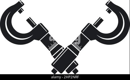 micrometer icon vector illustration design template Stock Vector