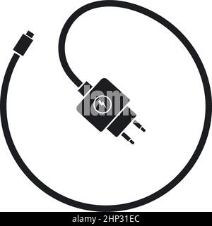 phone charger icon vector illustration design template Stock Vector