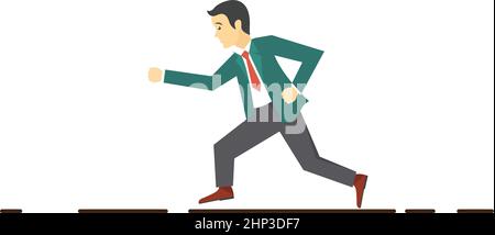 running people icon vector illustration design Stock Vector